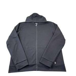 Men's Vuori Performance Waffle Zip Up Hoodie 2.0 Black Sz Large V282